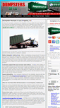 Mobile Screenshot of dumpsterrentallosangeles.net